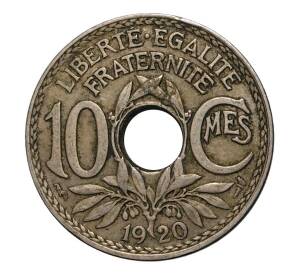 10 сантимов 1920 года — Фото №1