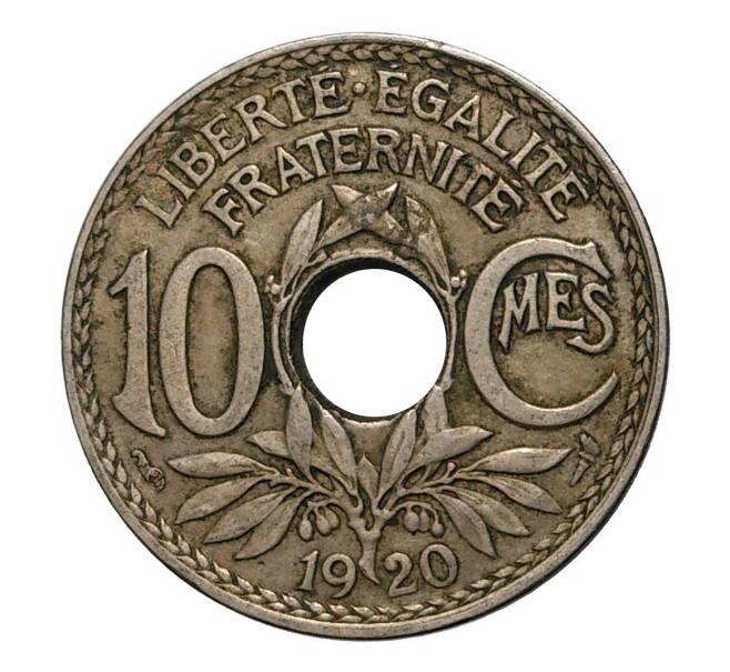 Монета 10 сантимов 1920 года (Артикул: M2-2129) — Фото №1