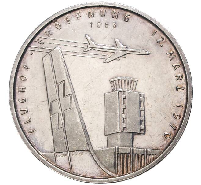 Жетон (медаль) 1970 года Швейцария «Открытие аэропорта Базель-Мюлуз в Швейцарии 12 марта 1970» (Артикул K11-6205)
