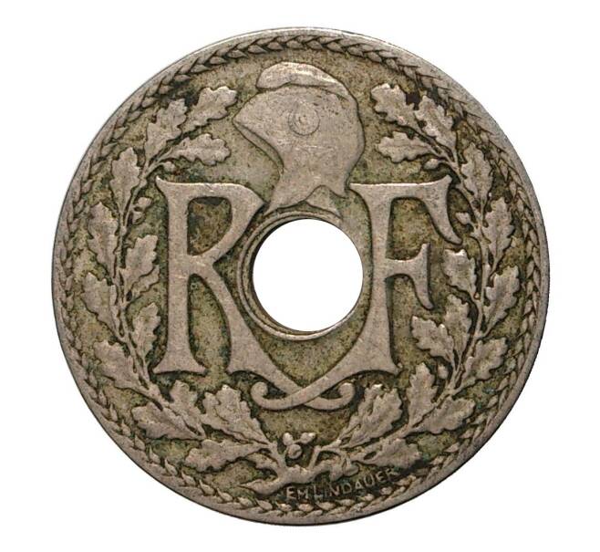 Монета 10 сантимов 1927 года Франция (Артикул: M2-2136) — Фото №2