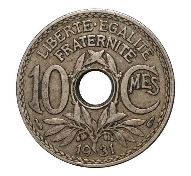 Монета 10 сантимов 1931 года Франция (Артикул: M2-2139) — Фото №1