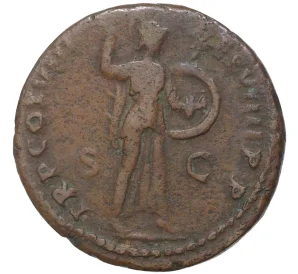 Ас 81-96 года Римская Империя — Домициан