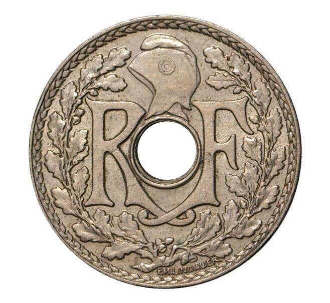Монета 10 сантимов 1935 года Франция (Артикул M2-2143)