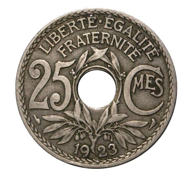 Монета 25 сантимов 1923 года (Артикул: M2-2152) — Фото №1