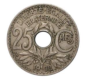 25 сантимов 1932 года Франция — Фото №1