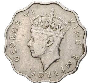 10 центов 1947 года Британский Маврикий