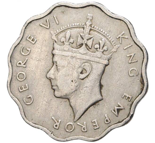 Монета 10 центов 1947 года Британский Маврикий (Артикул K27-7839)