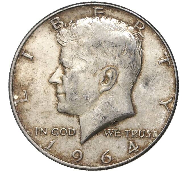 Монета 1/2 доллара (50 центов) 1964 года США (Артикул K11-6317)