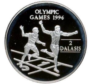 2 даласи 1996 года Гамбия «XXVI летние Олимпийские Игры 1996 в Атланте»