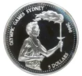 Монета 5 долларов 1999 года Либерия «XXVII летние Олимпийские игры 2000 в Сиднее» (Артикул K11-6333)
