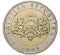 Монета 2 лата 2009 года Латвия (Артикул K11-6452)
