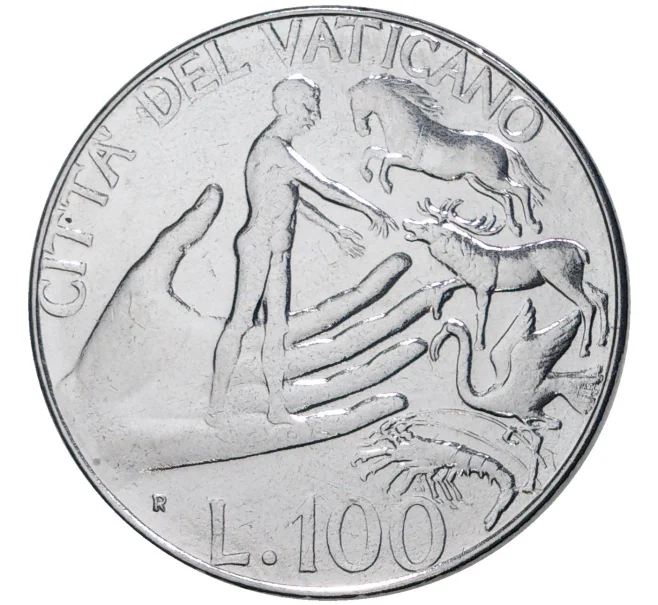 Монета 100 лир 1988 года Ватикан (Артикул K11-6461)