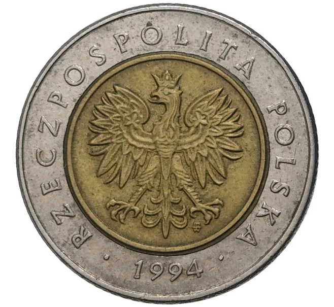 Монета 5 злотых 1994 года Польша (Артикул K11-6464)