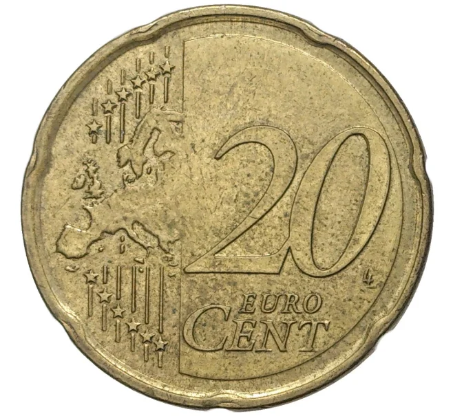 Монета 20 евроцентов 2008 года Мальта (Артикул K11-6466)