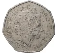 Монета 50 пенсов 2001 года Великобритания (Артикул K11-6881)