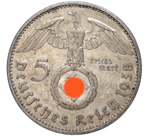 5 рейхсмарок 1938 года A Германия