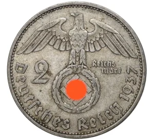 2 рейхсмарки 1937 года A Германия