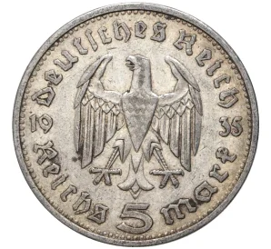 5 рейхсмарок 1935 года G Германия