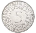 Монета 5 марок 1957 года G Западная Германия (ФРГ) (Артикул K11-6967)