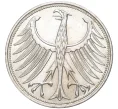 Монета 5 марок 1956 года J Западная Германия (ФРГ) (Артикул K11-6968)