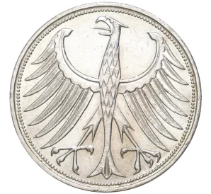 5 марок 1956 года J Западная Германия (ФРГ)