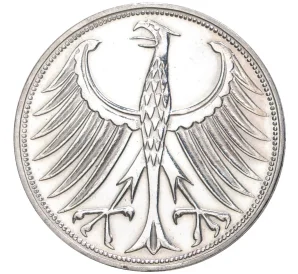 5 марок 1966 года G Западная Германия (ФРГ)