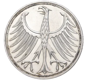 5 марок 1960 года J Западная Германия (ФРГ)