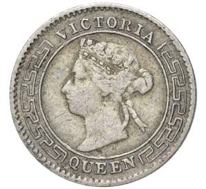 10 центов 1893 года Британский Цейлон