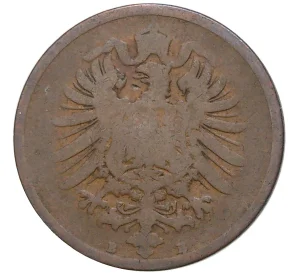 2 пфеннига 1873 года В Германия