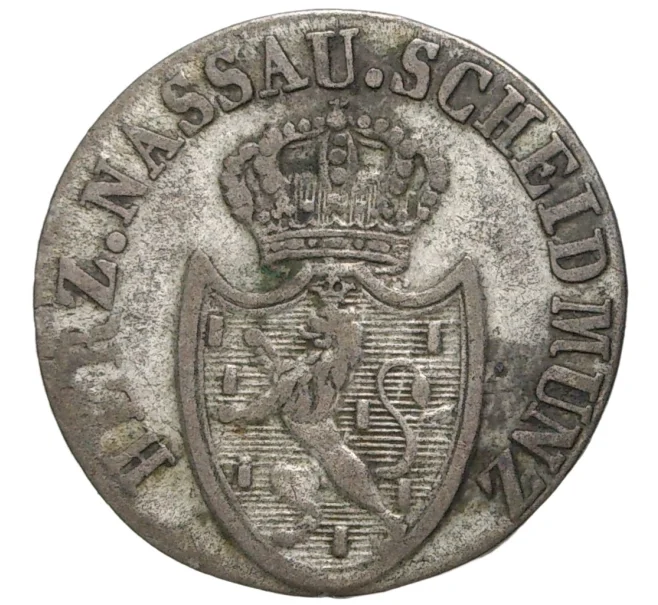 Монета 3 крейцера 1810 года Нассау (Артикул K11-70018)