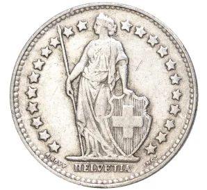 1/2 франка 1944 года Швейцария
