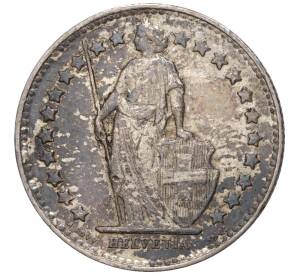 1/2 франка 1951 года Швейцария