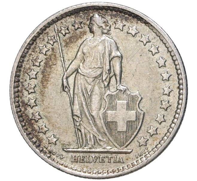 Монета 1/2 франка 1960 года Швейцария (Артикул K11-70114)