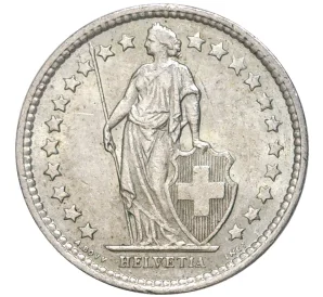 1/2 франка 1962 года Швейцария