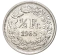 Монета 1/2 франка 1965 года Швейцария (Артикул K11-70139)