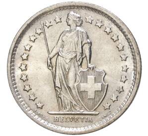 1/2 франка 1965 года Швейцария