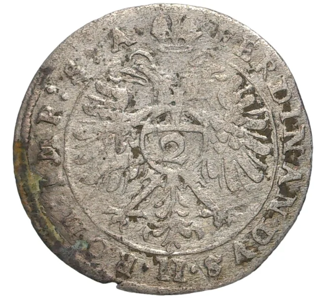 Монета 1/2 батцена 1625 года Аугсбург (Артикул K11-70156)