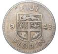 Монета 1 флорин 1943 года Фиджи (Артикул K11-70191)