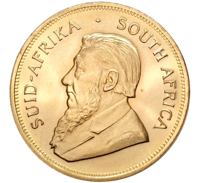 Монета 1 крюгеррэнд 1991 года ЮАР (Артикул M2-56212)