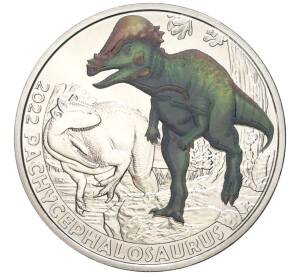 3 евро 2022 года Австрия «Супер динозавры — Пахицефалозавр»