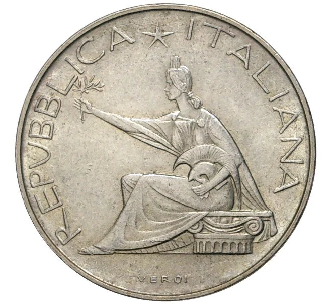 Монета 500 лир 1961 года Италия «100 лет со дня объединения Италии» (Артикул K11-70223)