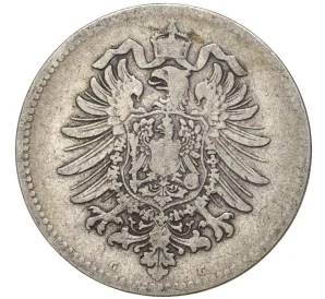 1 марка 1886 года G Германия