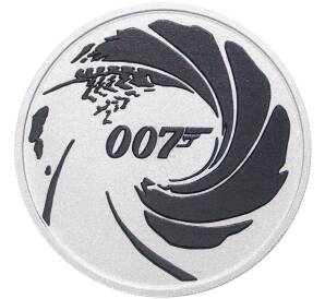 1 доллар 2022 года Тувалу «Джеймс Бонд — Агент 007» (Цветное покрытие)