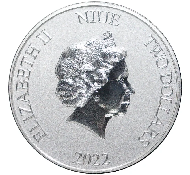 Монета 2 доллара 2022 года Ниуэ «Дисней — Леди и Бродяга» (Артикул M2-56243)