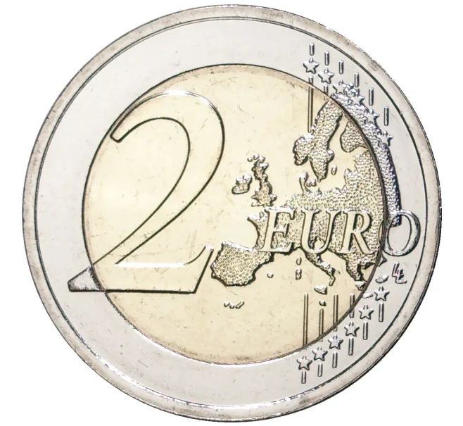 Монета 2 евро 2022 года Эстония «35 лет программе Эразмус» (Артикул M2-56249)