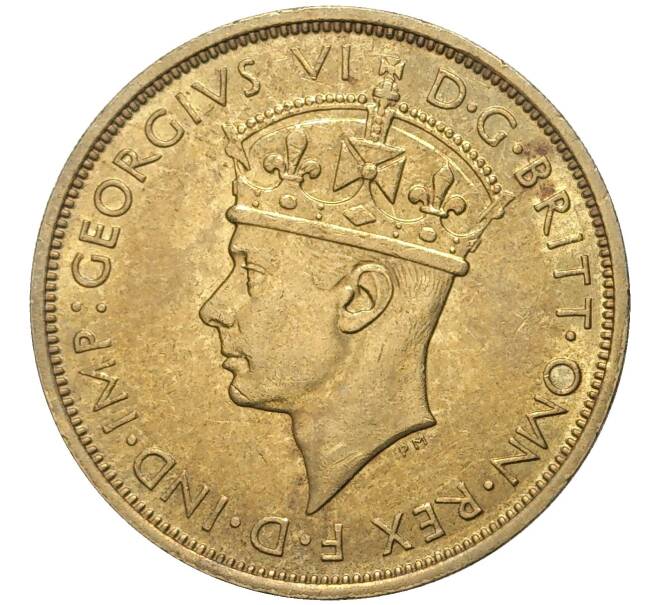 Монета 2 шиллинга 1939 года KN Британская Западная Африка (Артикул K11-70257)