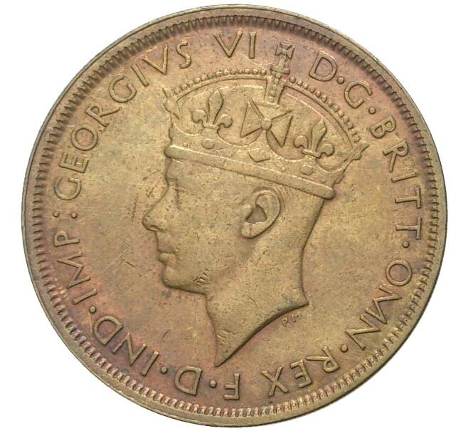 Монета 2 шиллинга 1946 года Н Британская Западная Африка (Артикул K11-70262)