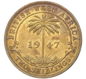 2 шиллинга 1947 года KN Британская Западная Африка