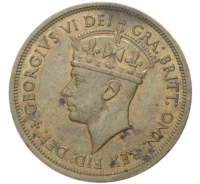 Монета 2 шиллинга 1949 года Н Британская Западная Африка (Артикул K11-70266)