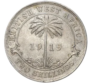 2 шиллинга 1919 года Британская Западная Африка